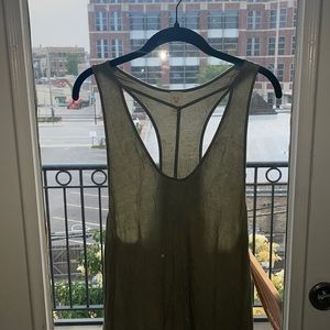 Free people green tank. Medium.